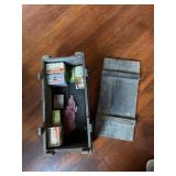 Wooden ammo box with parcel boxes of shotgun