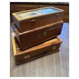 Wooden jewelry boxes
