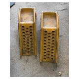 Yellow car ramps
