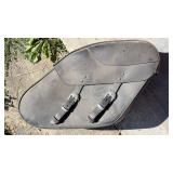 Harley Davidson, leather saddlebag
