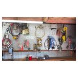 Contents of pegboard