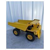 Goodyear yellow dump truck