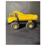 Tonka yellow construction dump truck