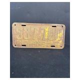 1942 Indiana license plate