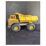 Tonka yellow construction dump truck