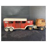 Horse trailer and ERTL truck