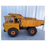 Tonka orange construction truck