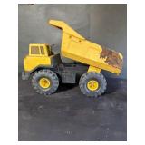 Tonka yellow construction dump truck