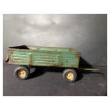 Green farm wagon