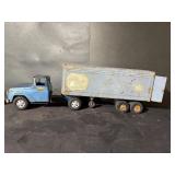 Tonka Toys semi truck with a trailer