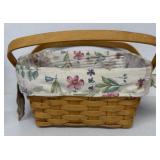 1998 Longaberger basket with divided insert