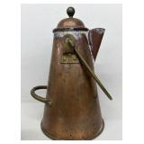 Copper coffee pot