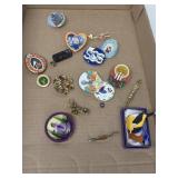 Handmade Pin Backs and costume jewelry
