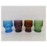 Honeycomb thumbprint glasses