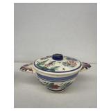 Quimper France sugar dish