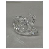Swarovski glass swan