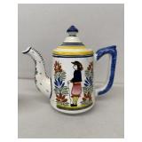 Quimper France teapot