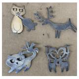 Sterling silver handcrafted PINs