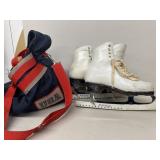 Ice skate with USA bag