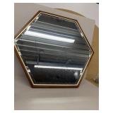 Octagonal wall mirror