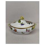HEREND hand-painted cover dish