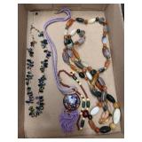 Costume jewelry necklaces