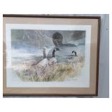 Ducks in the lake framed print 1986 DARION
