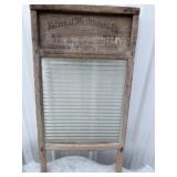 Glass wash board early national wash board Company