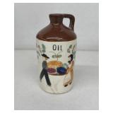 Hand painted oil bottle