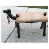 Antique camel seat