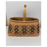 Multicolor with her basket