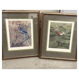 Kenya framed bird prints