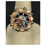 Sterling silver native American ring size 7