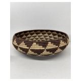 African Zulu round weave basket