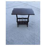 Magazine rack table