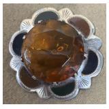 Scotland vintage brooch looks to be silver?