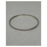 Sterling silver bangle bracelet