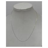14 karat gold, thin necklace