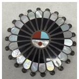 Sterling silver brooch