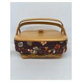 1997 Longaberger basket with lid and liner