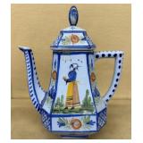 Quimper Teapot