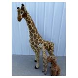Stuffed giraffes