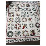 Machine stitched quilt 6