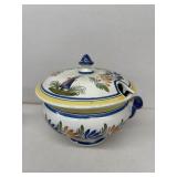 Quimper France serving pot