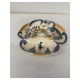 Quimper France nut dish