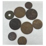 Foreign coins,  late 1800s early 1900s