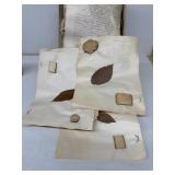 Early 1900s leaf and wood collection with