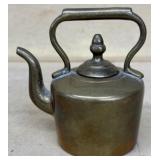 Brass teapot very heavy solid