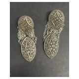 Sterling silver antique earrings