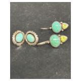 Sterling silver turquoise earrings
